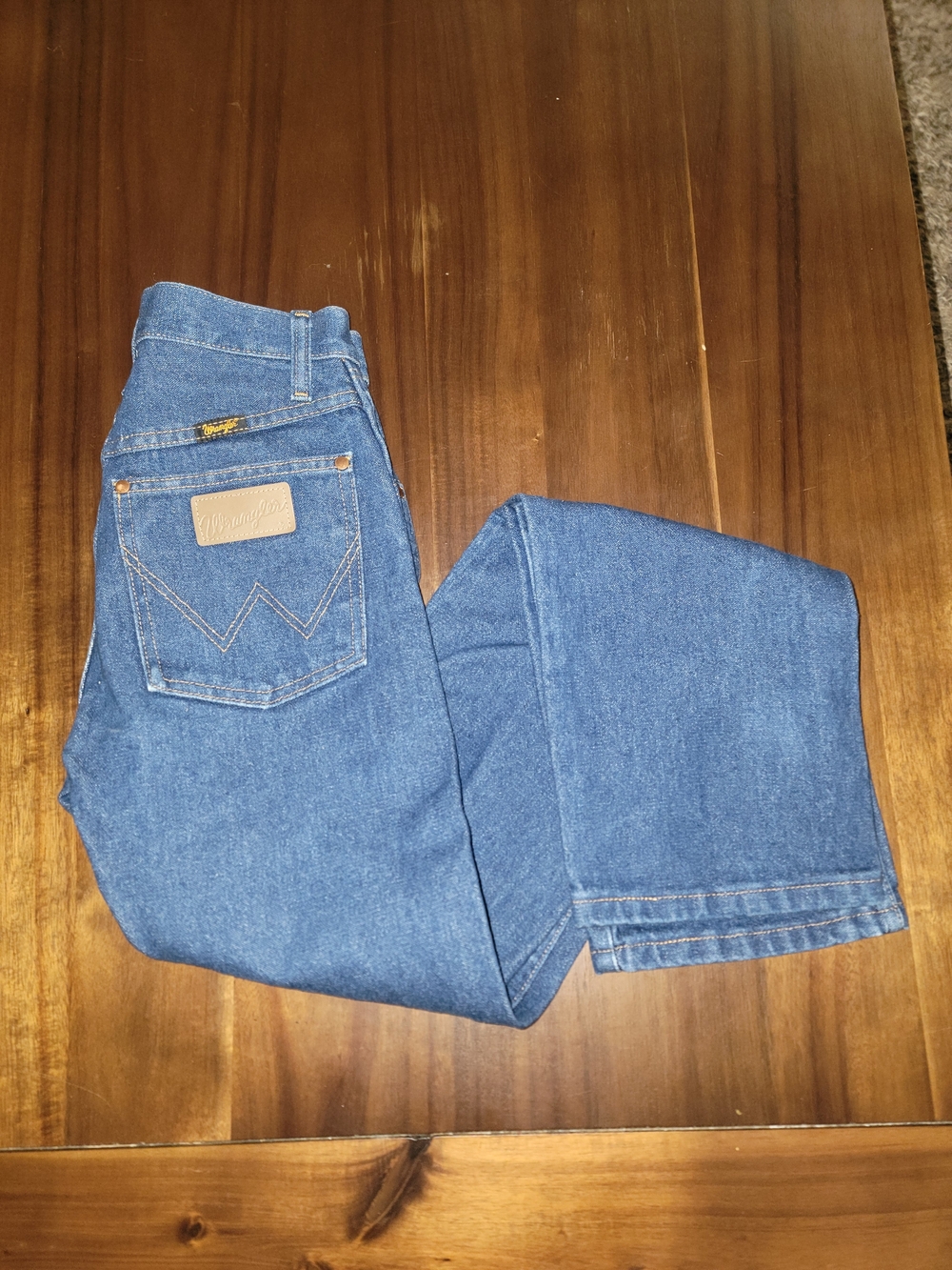 Wrangler Women's Cowboy Cut Dark Blue Jeans